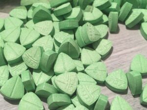 GREEN TESLA ECSTASY PILLS