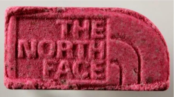 RED NORTHFACE  ECSTASY PILLS 250mg
